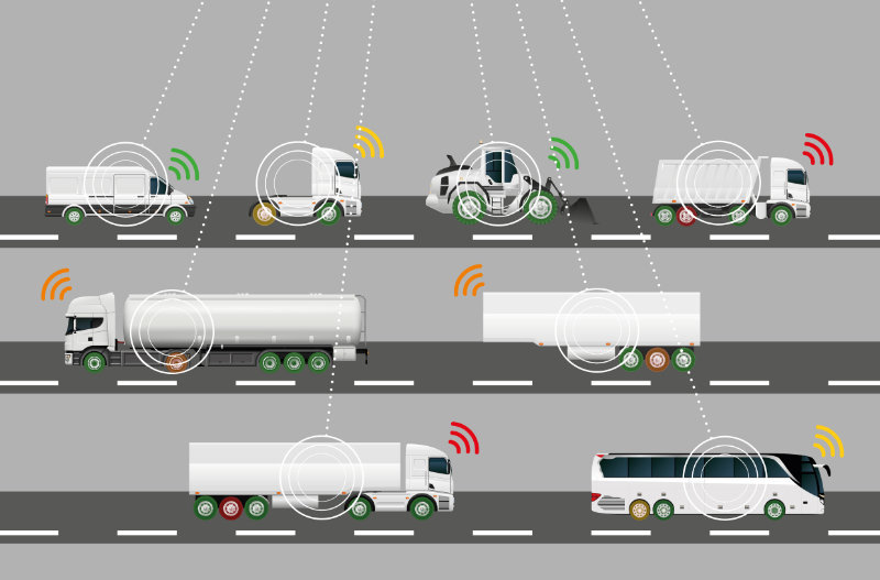 TyreWatch shows realtime truck tyre telematics on all your fleet