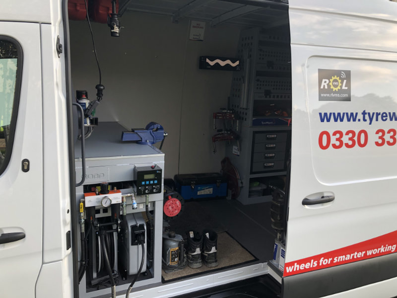 Tyrewatch new vehicle with onboard tyre telematics