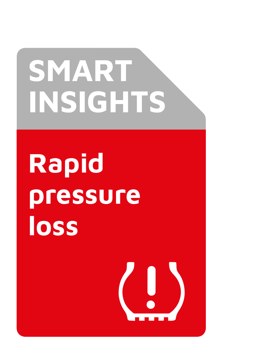 TyreWatch Red status alert - Tyre Pressure