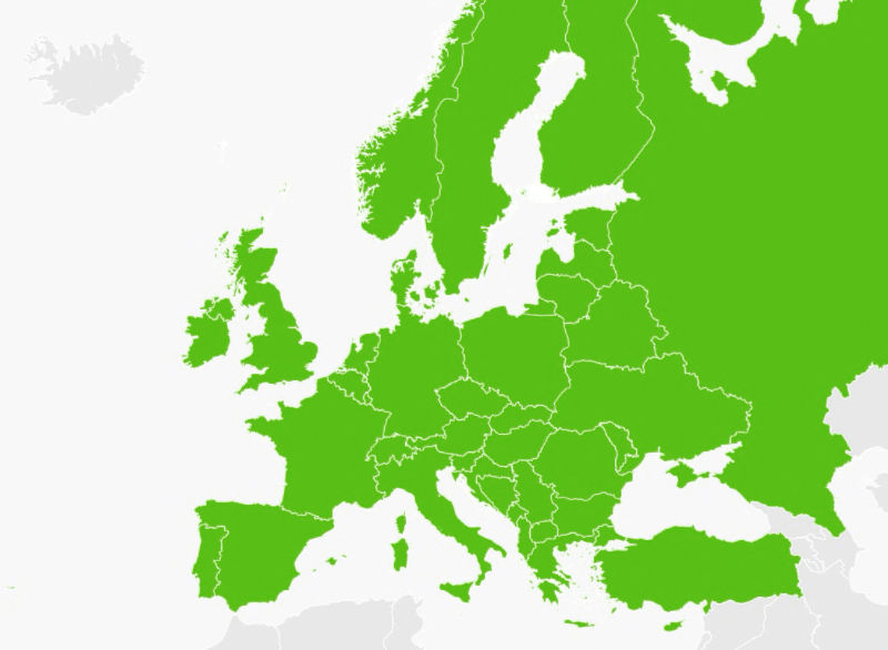 Map of Europe