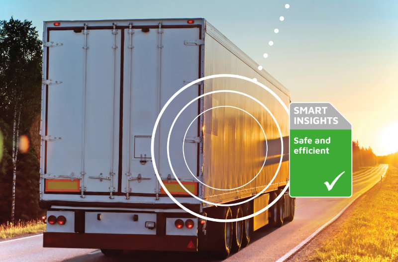 Instant messaging of major tyre issues to your driver