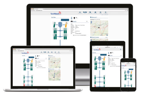 TyreWatch digital truck tyre platform works on all screensizes
