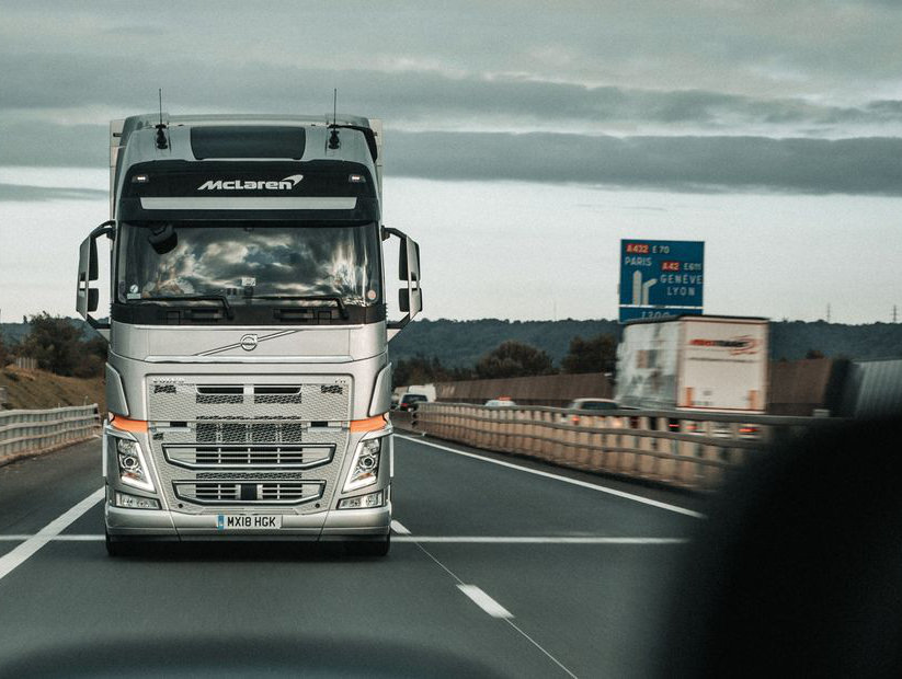 McLaren Truck fitted with TyreWatch