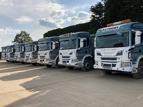 Truck tyre management for PJ Thory
